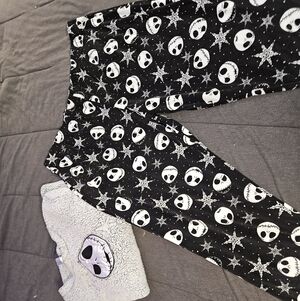 Disney Nightmare Before Christmas Pajama Set - Black and White